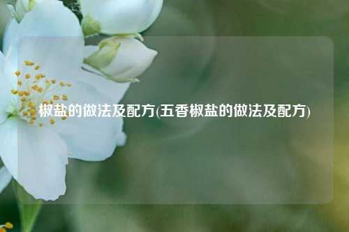 椒盐的做法及配方(五香椒盐的做法及配方)